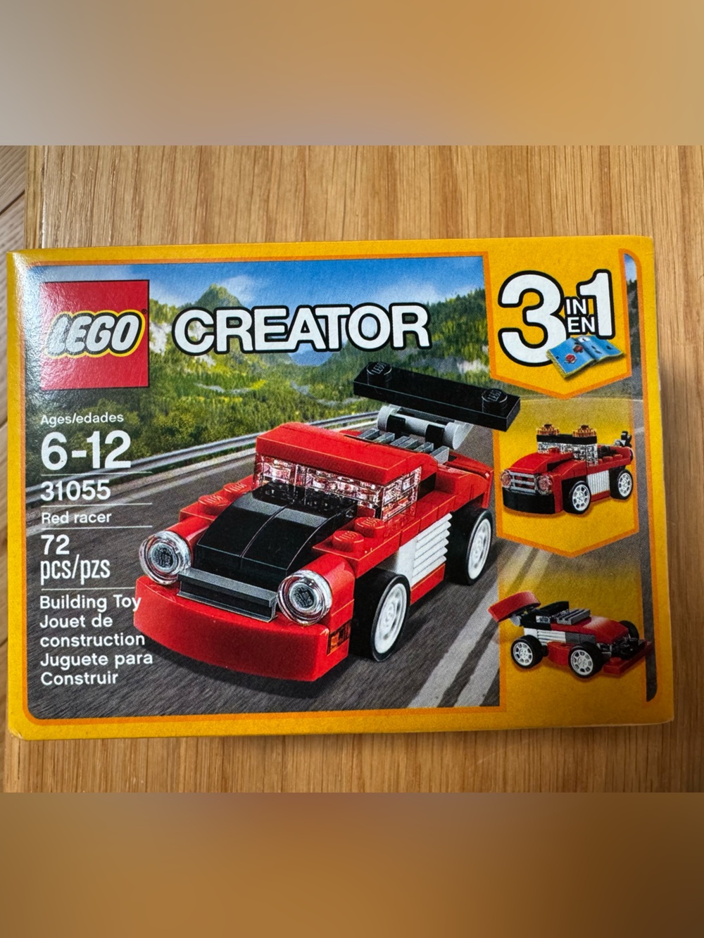 LEGO Creator 31055 Red Racer 3-in-1 72 pcs Retired 2017 NEW Factory Sealed